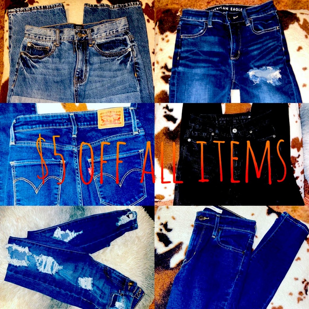 $5 off all items!!